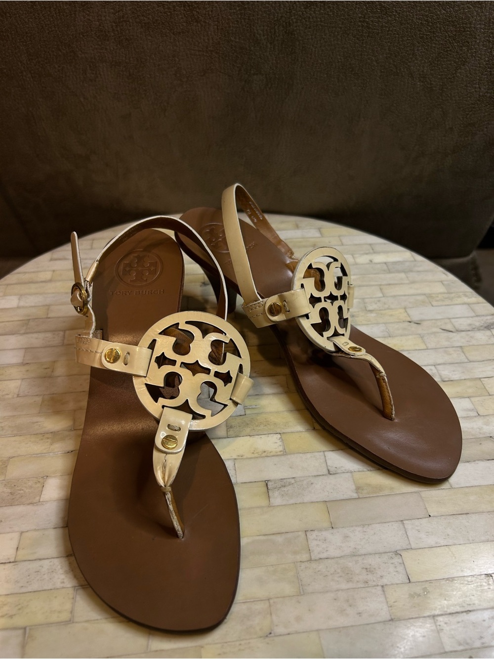 Tory Burch Miller heeled sandals size 7